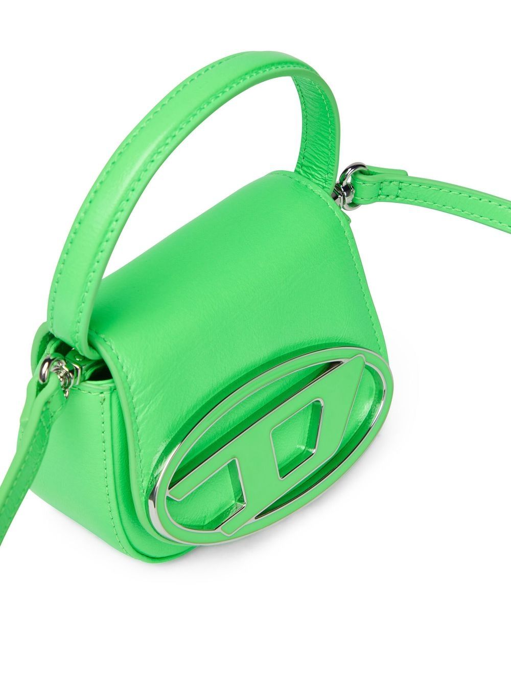 Diesel Neon Green Micro Purse - Farfetch