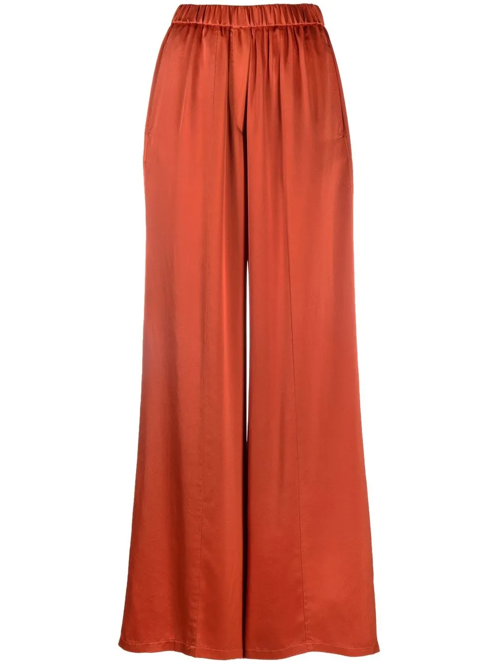 

Forte Forte pantalones palazzo con pretina elástica - Naranja