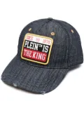 Philipp Plein logo-patch baseball cap - Blue