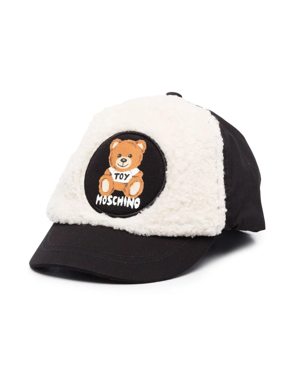 

Moschino Kids gorra con parche del logo - Negro