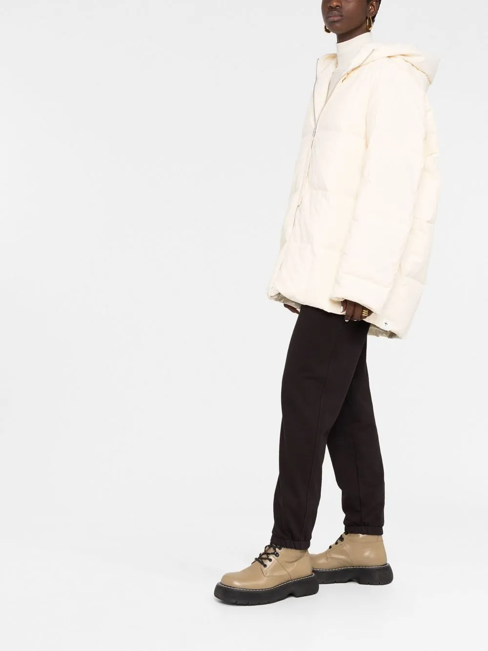 Jil Sander フーデッド パデッドコート | ニュートラル