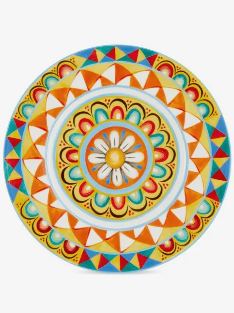 Dolce & Gabbana 2 piece fine porcelain dinner plate set