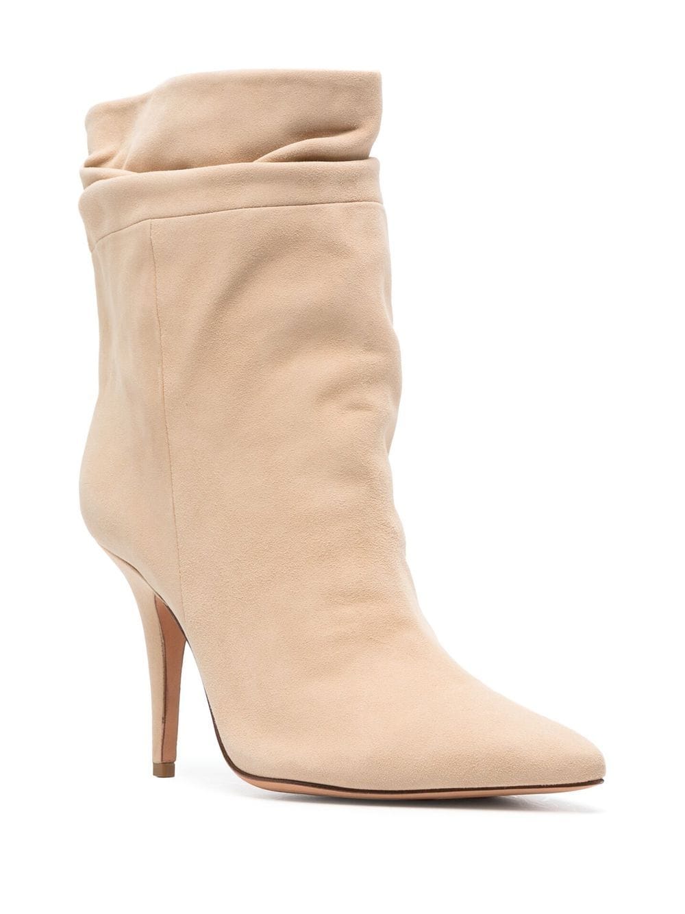 Alexandre Birman Leren laarzen - Beige