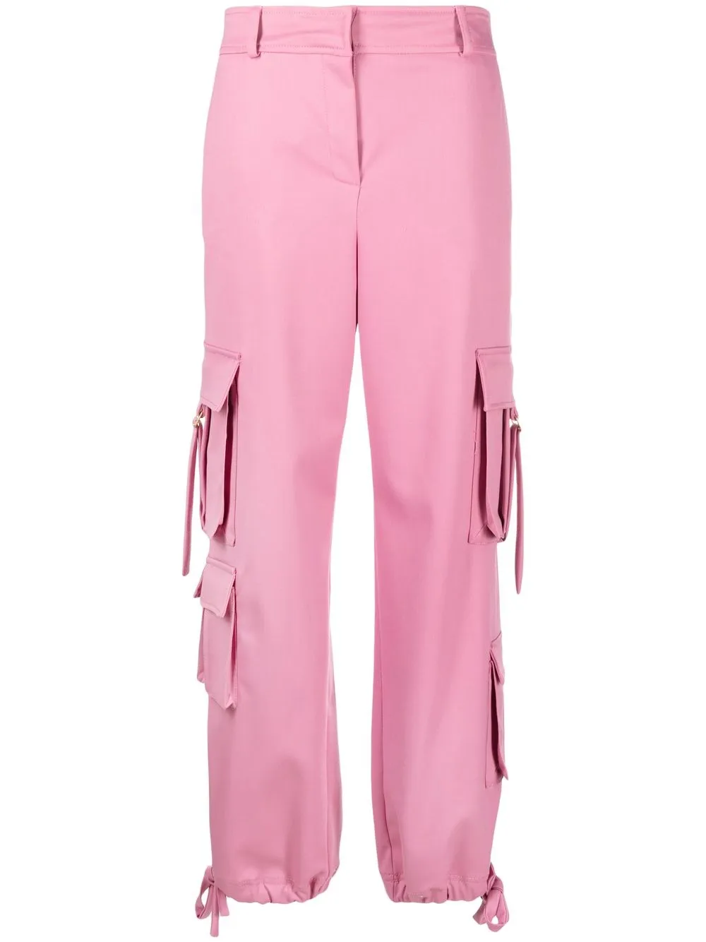 

Blumarine pantalones cargo con cordones en la pretina - Rosado