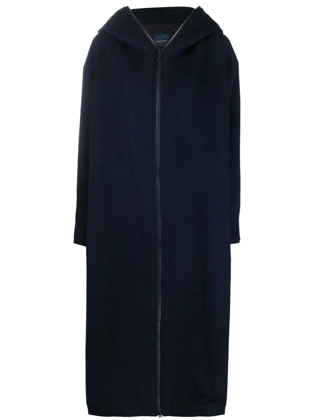 

Yohji Yamamoto hooded parka coat - Blue