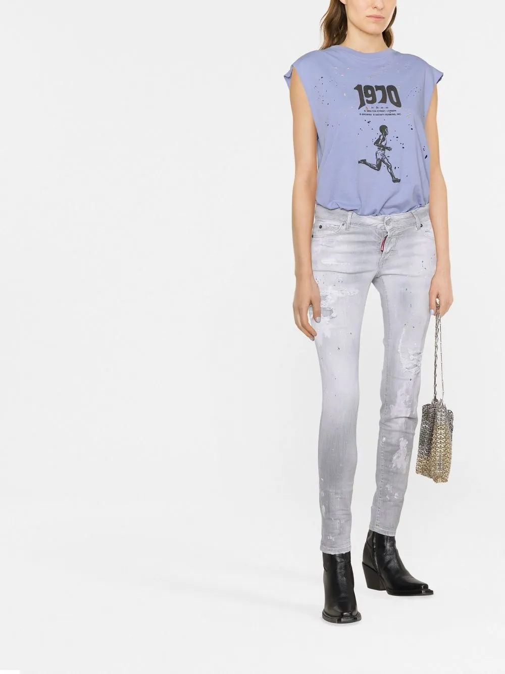 Dsquared2 Skinny jeans - Grijs