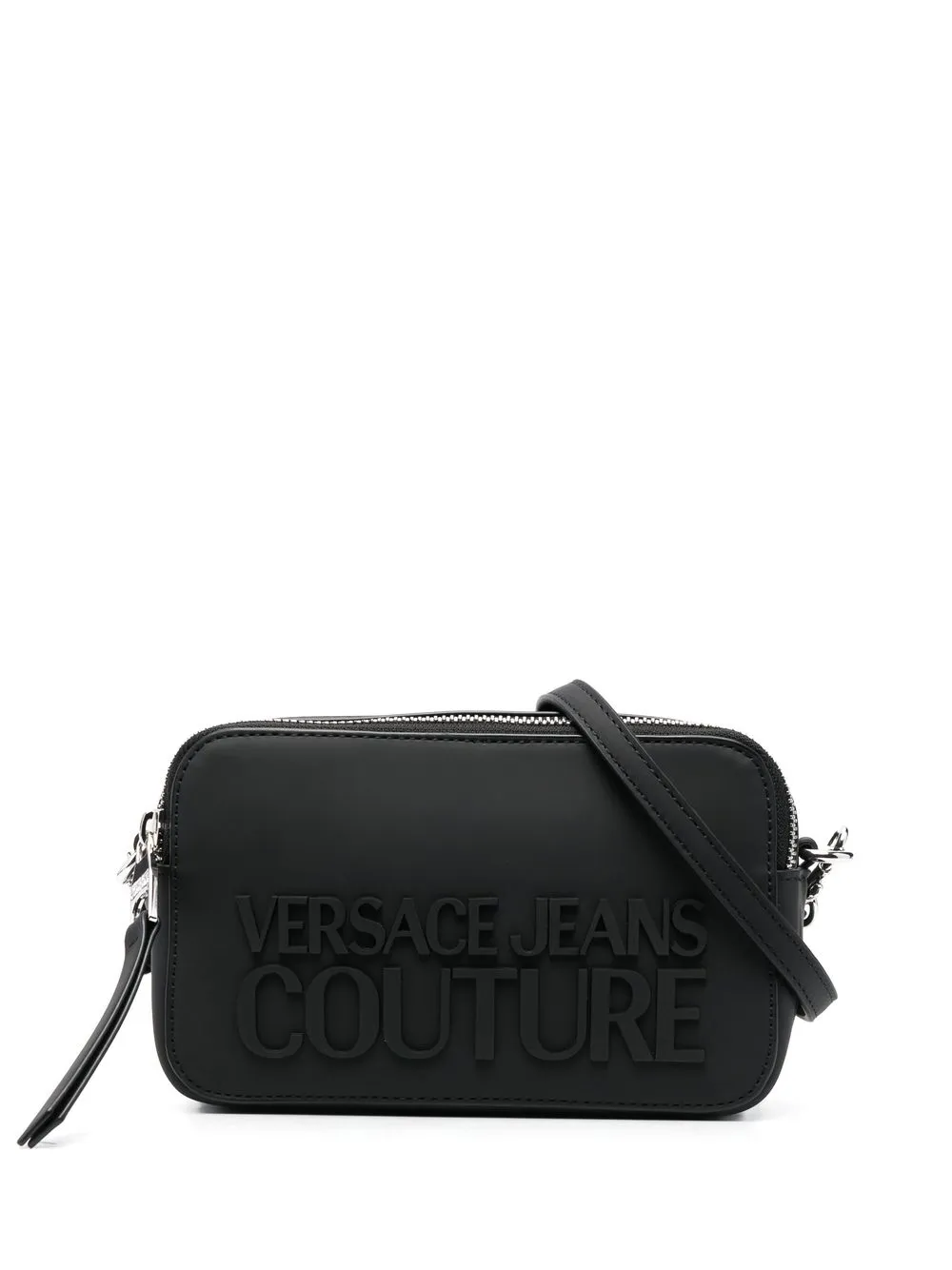 

Versace Jeans Couture cangurera con parche del logo - Negro