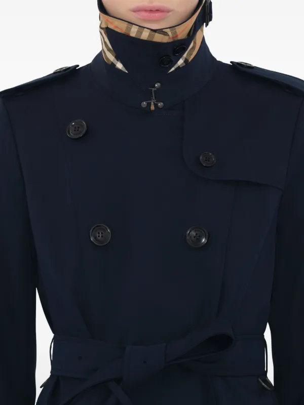 Burberry チェルシー ヘリテージ トレンチコート | ブルー | FARFETCH JP