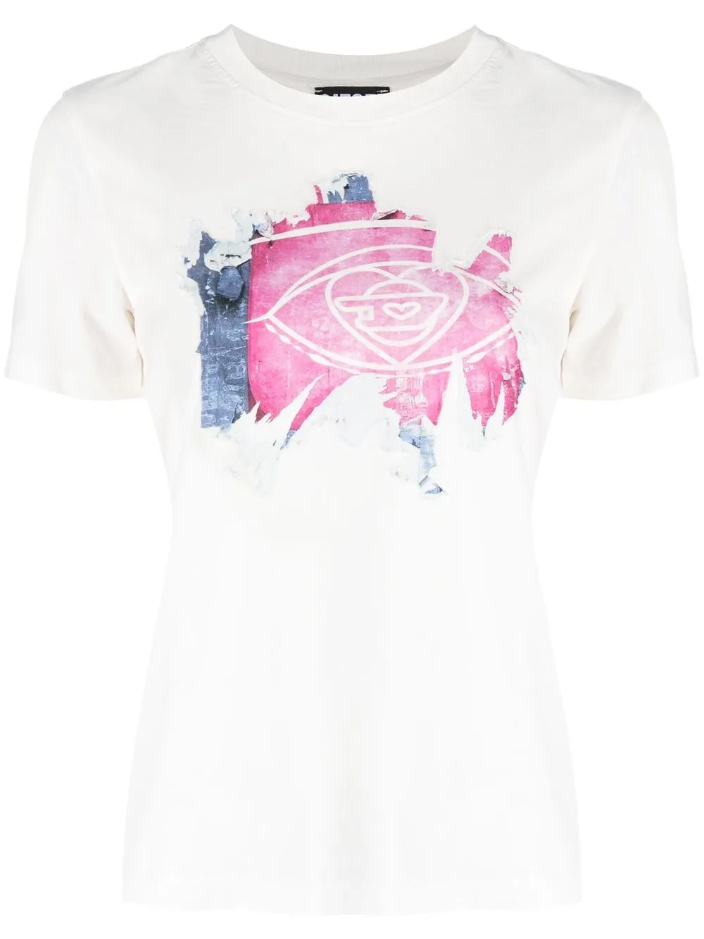 

Diesel graphic-print cotton T-shirt - White