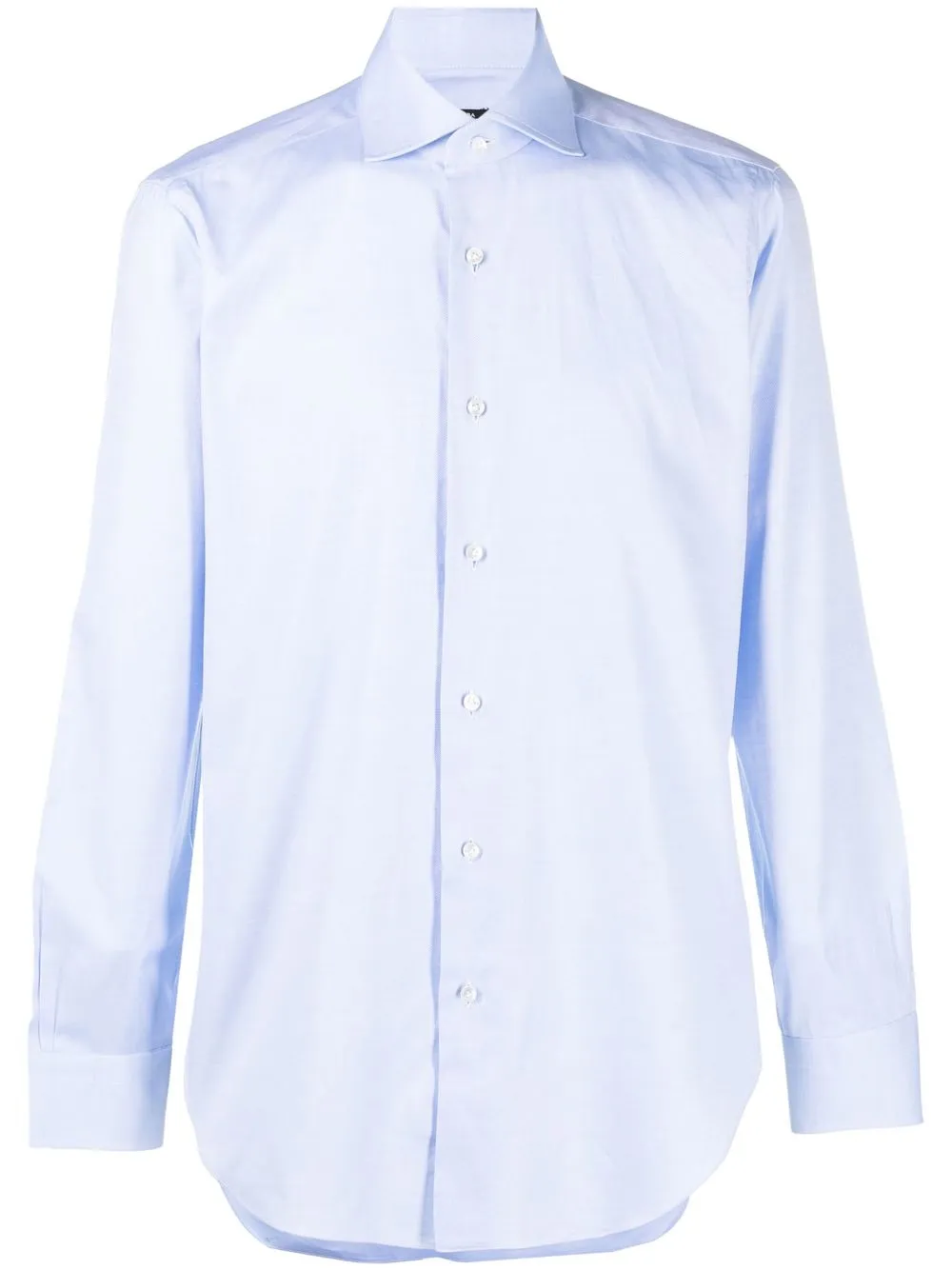 

Barba long-sleeved cotton shirt - Blue