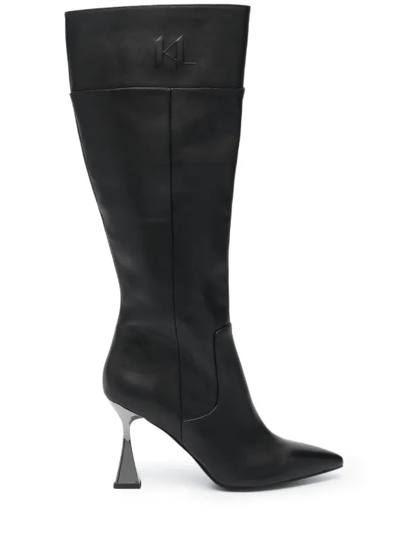 karl lagerfeld knee high boots