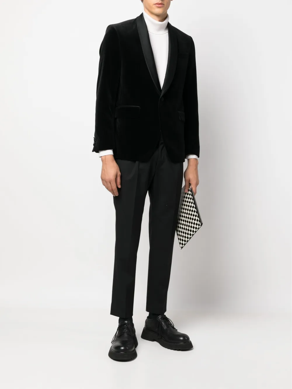 Karl Lagerfeld Cropped broek - Zwart