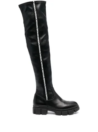 karl lagerfeld over the knee boots