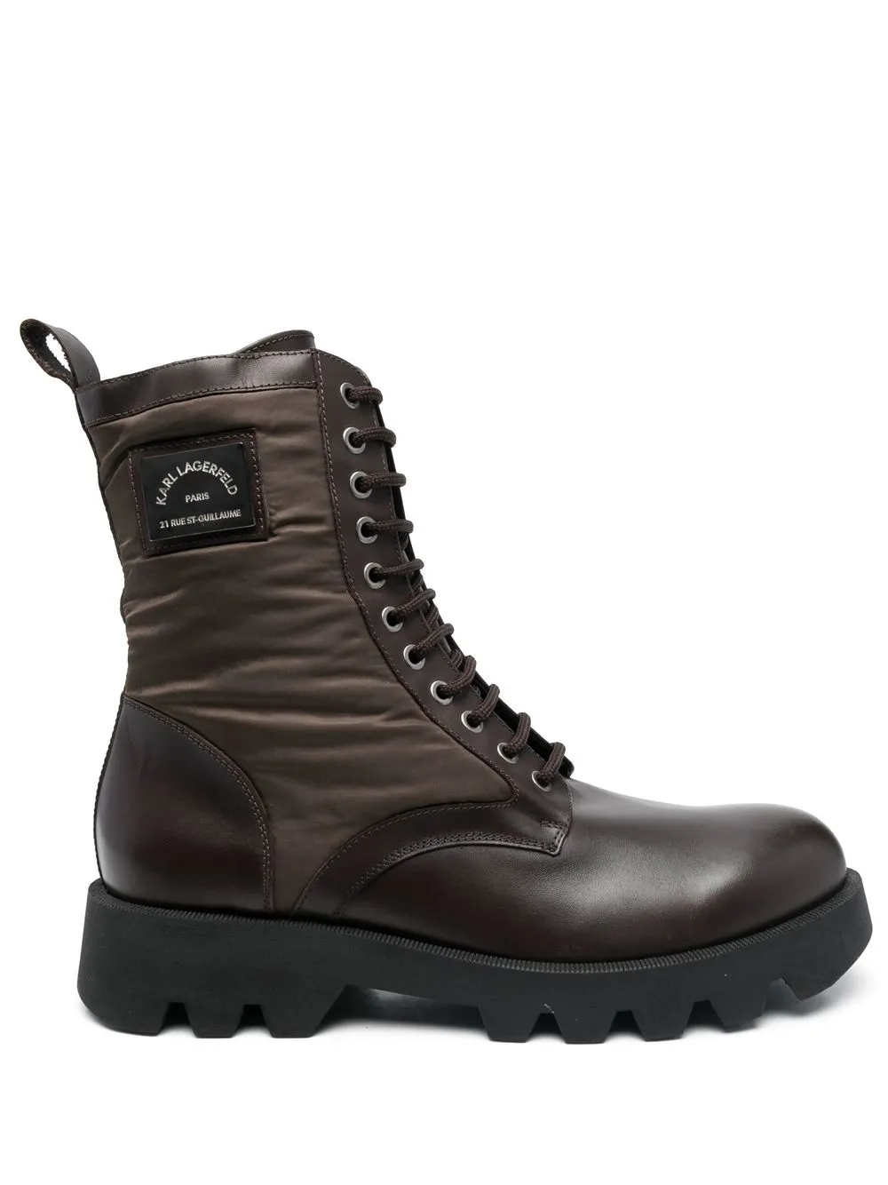 

Karl Lagerfeld Terra Firma combat boots - Brown