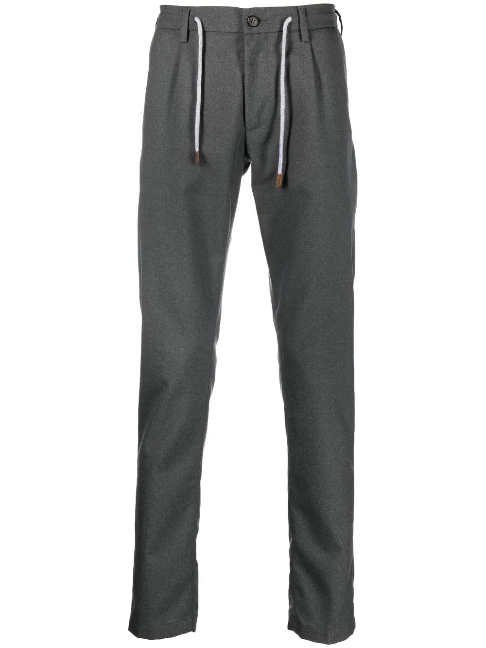 

Eleventy drawstring straight-leg trousers - Grey