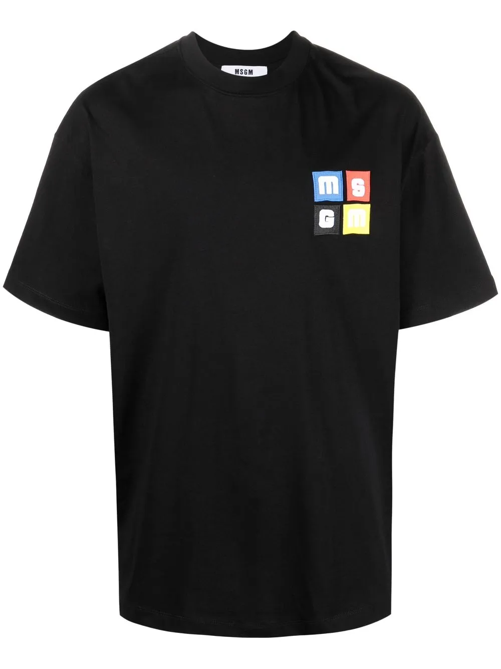 

MSGM playera con logo estampado - Negro
