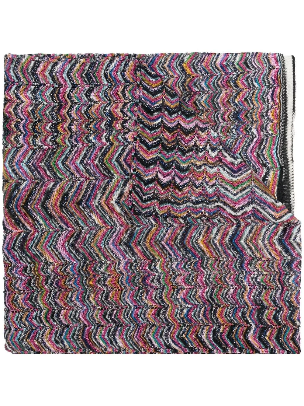 

Missoni zigzag-pattern scarf - Pink