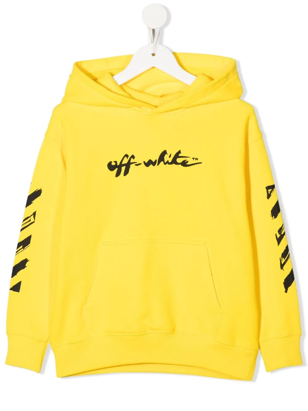 

Off-White Kids hoodie con logo estampado - Amarillo