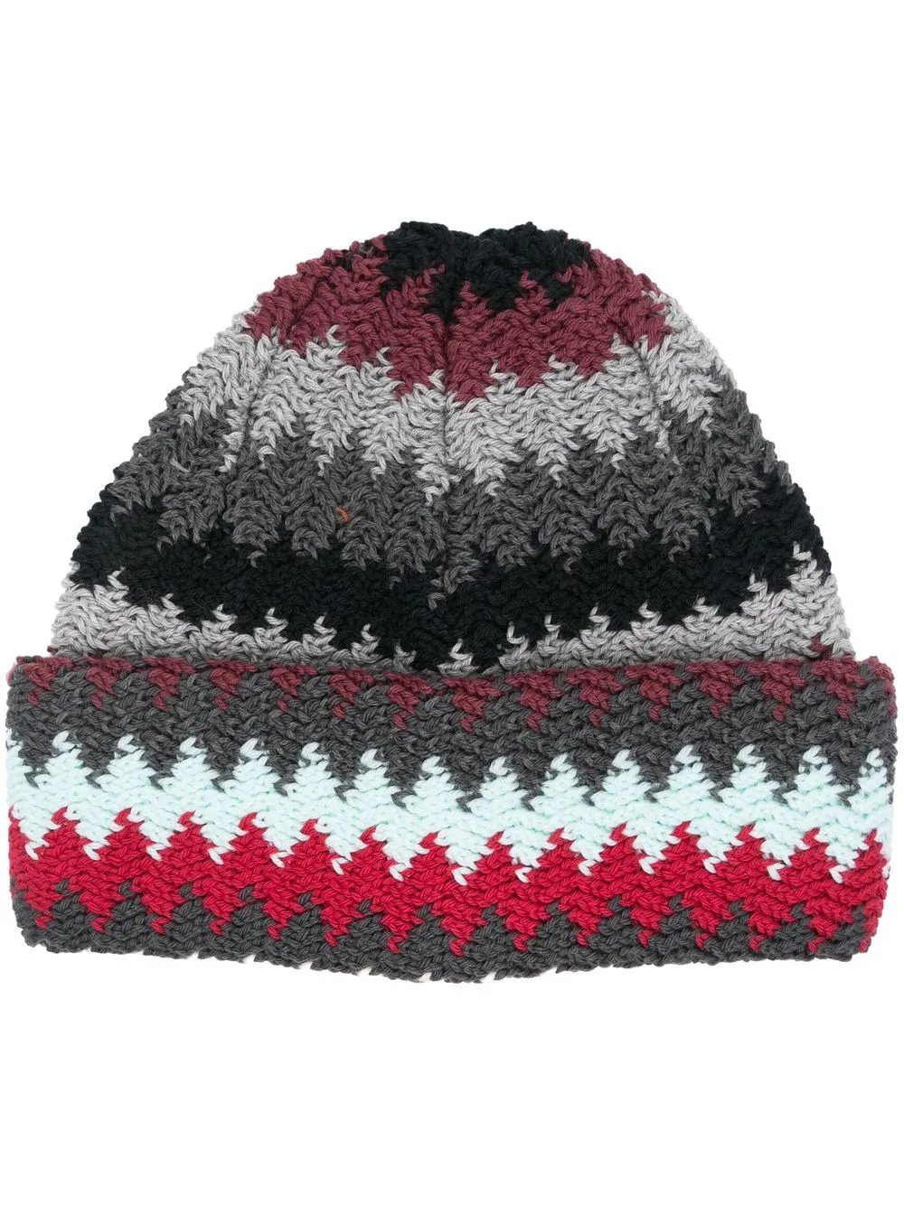 

Missoni gorro con estampado en zigzag - Negro