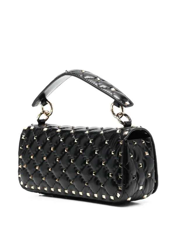 Valentino Garavani Rockstud-embellished Clutch Bag In Black