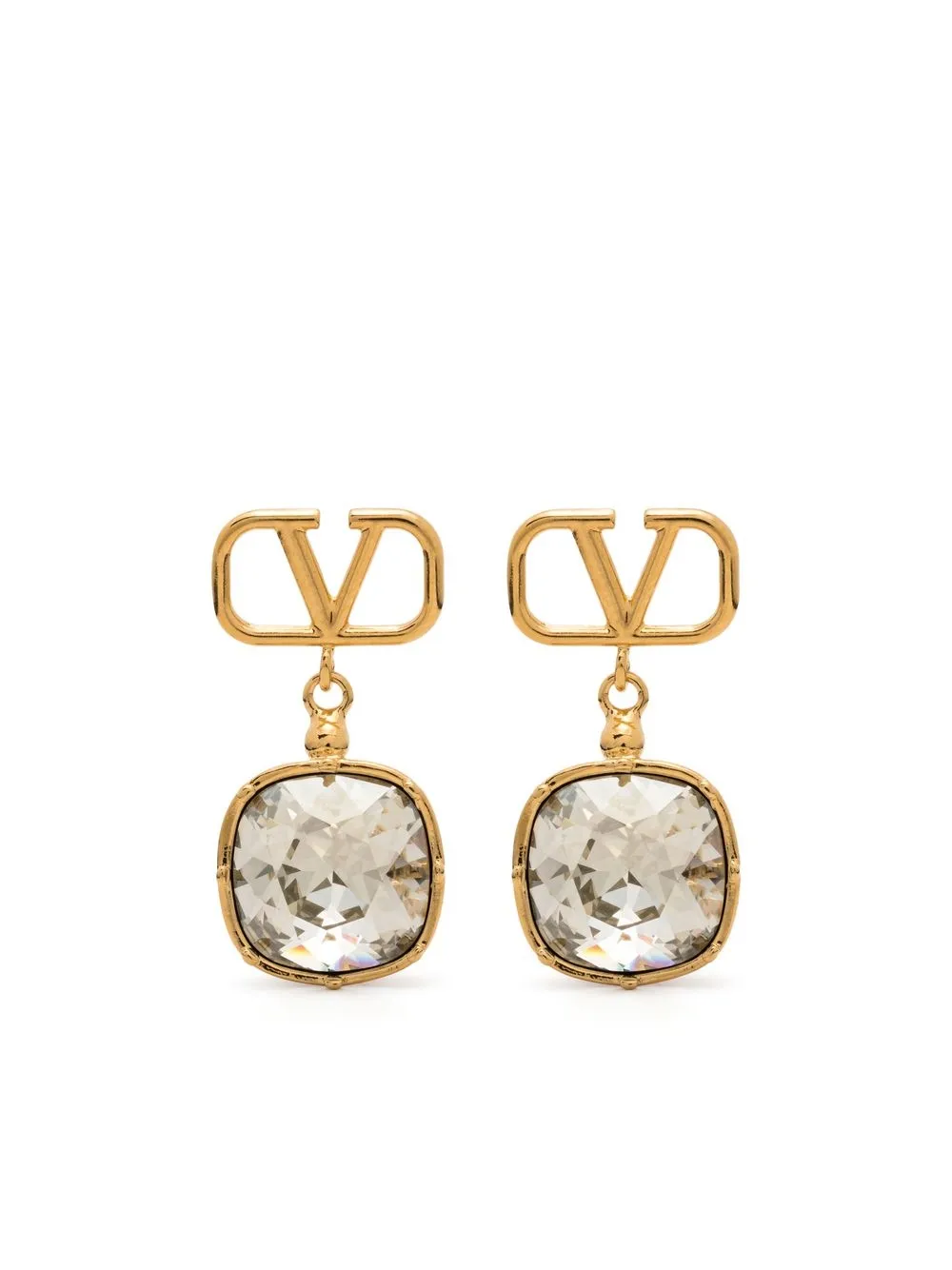 

Valentino Garavani aretes VLogo - Dorado