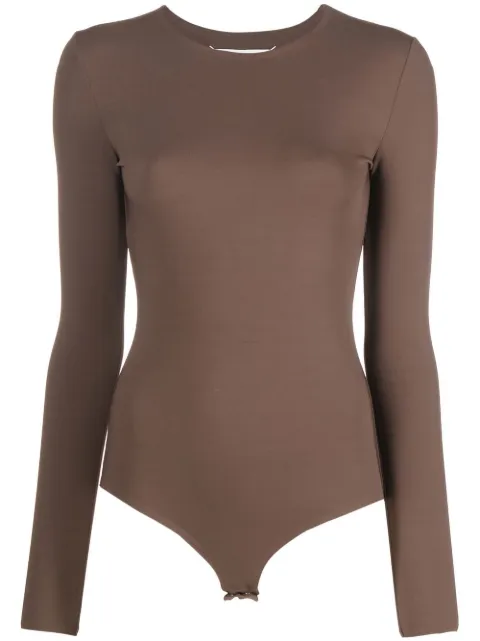Maison Margiela بودي سوت جيرسي بأربع غرز