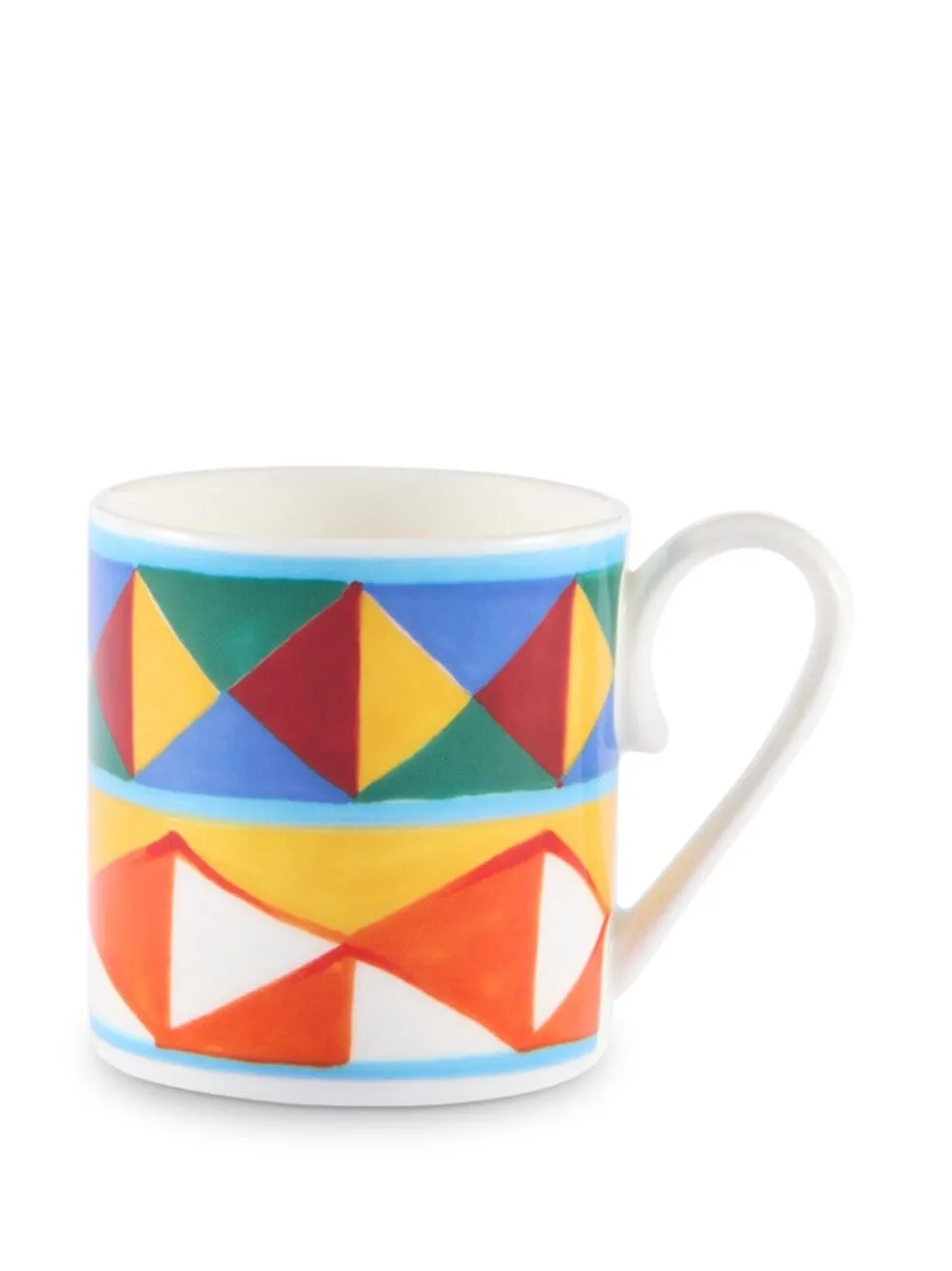Dolce & Gabbana Set tazzina e piattino da caffè con motivo geometrico | Casa | Image 4