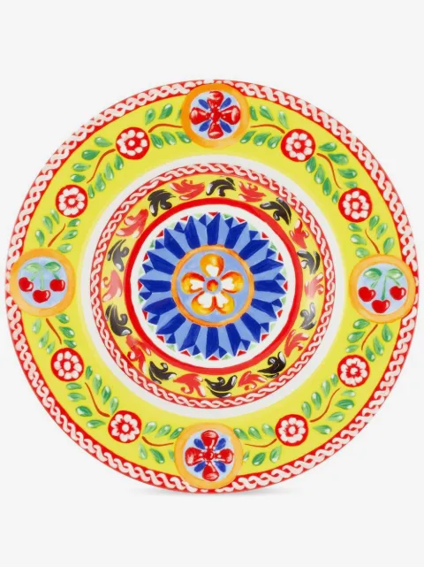 Dolce & Gabbana lot de 2 assiettes à soupe en porcelaine