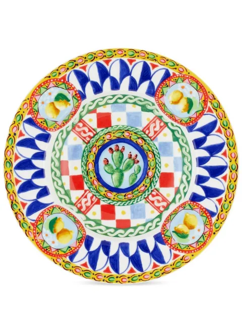 Dolce & Gabbana 2 piece fine porcelain soup plate set