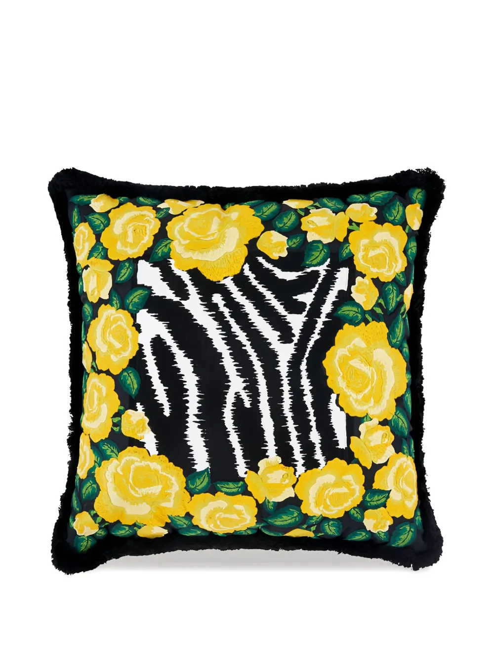 Dolce & Gabbana embroidered medium cushion | Black | Image 1