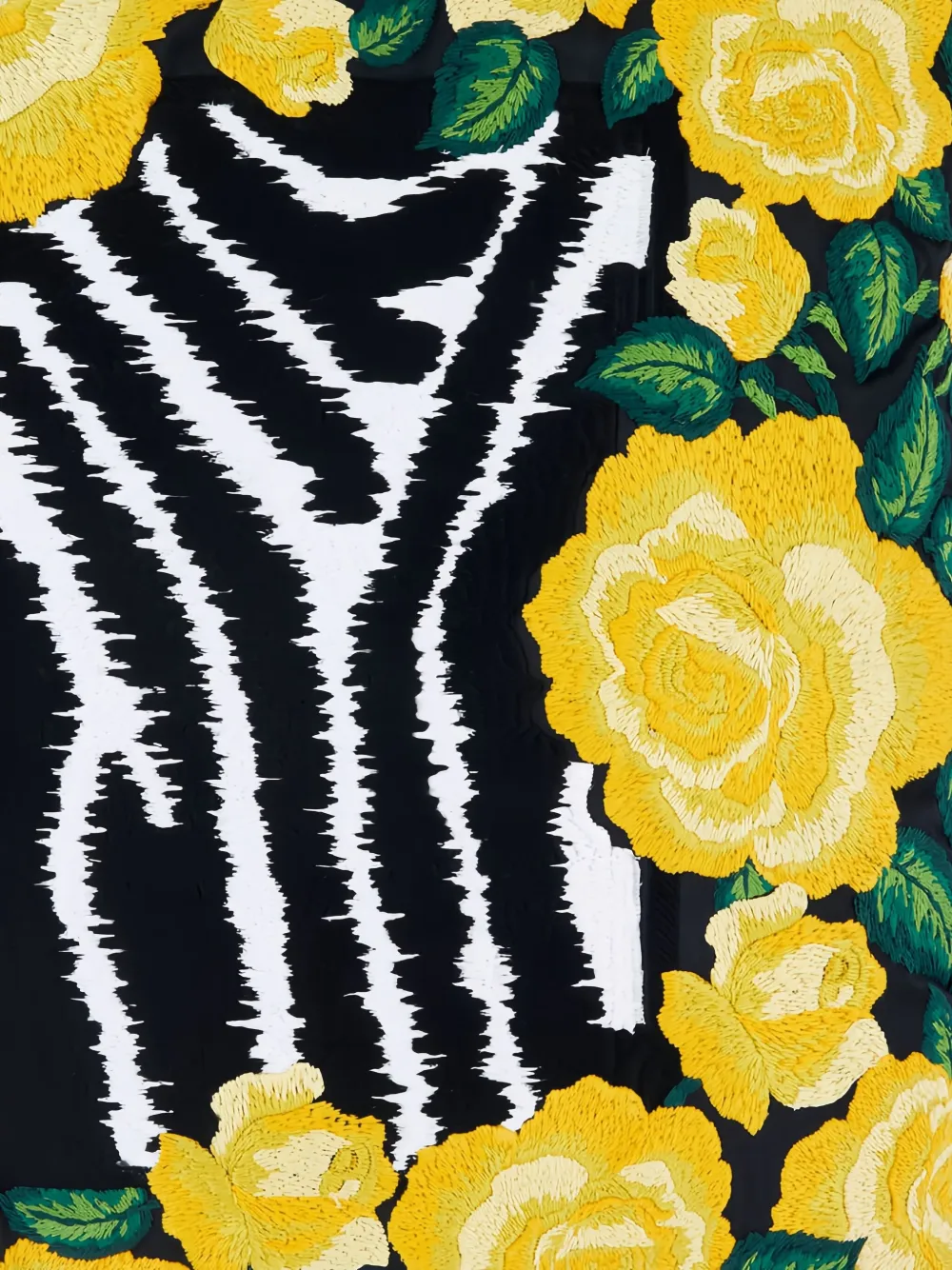 Dolce & Gabbana Embroidered Medium Cushion In Black