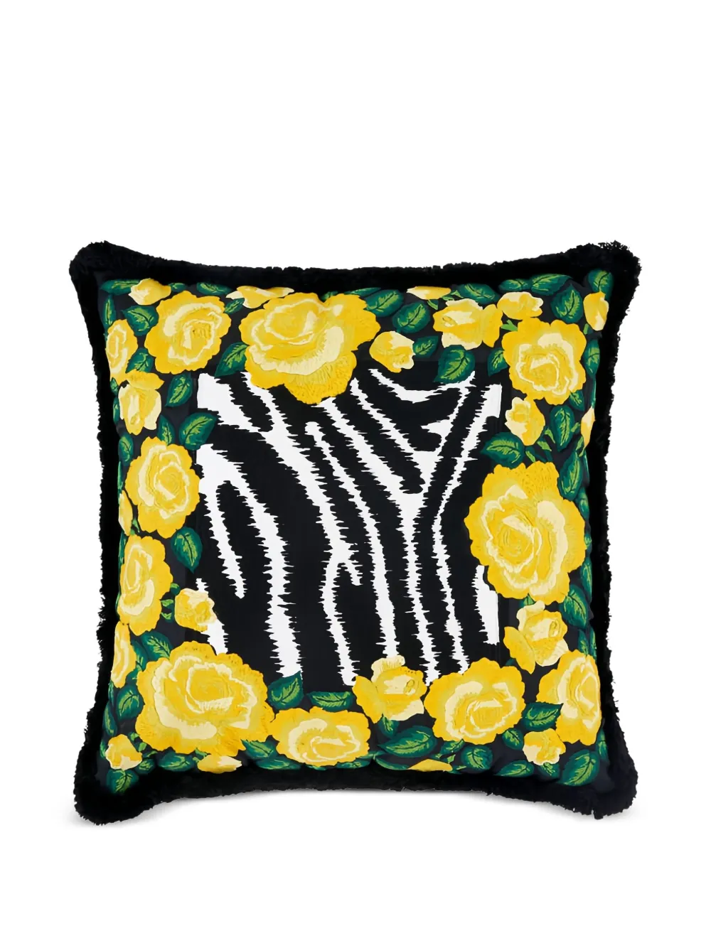 Dolce & Gabbana embroidered medium cushion | Black | Image 1