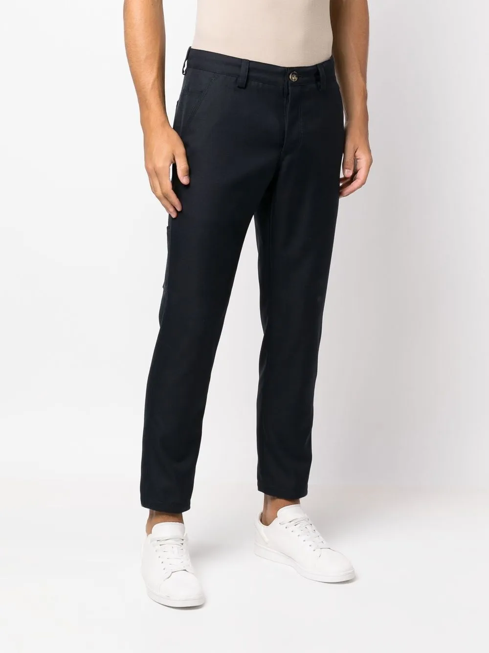  Pt Torino Halbhohe Tapered Hose   Blau 