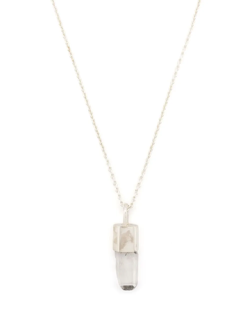 

Parts of Four Talisman quartz necklace - Silver