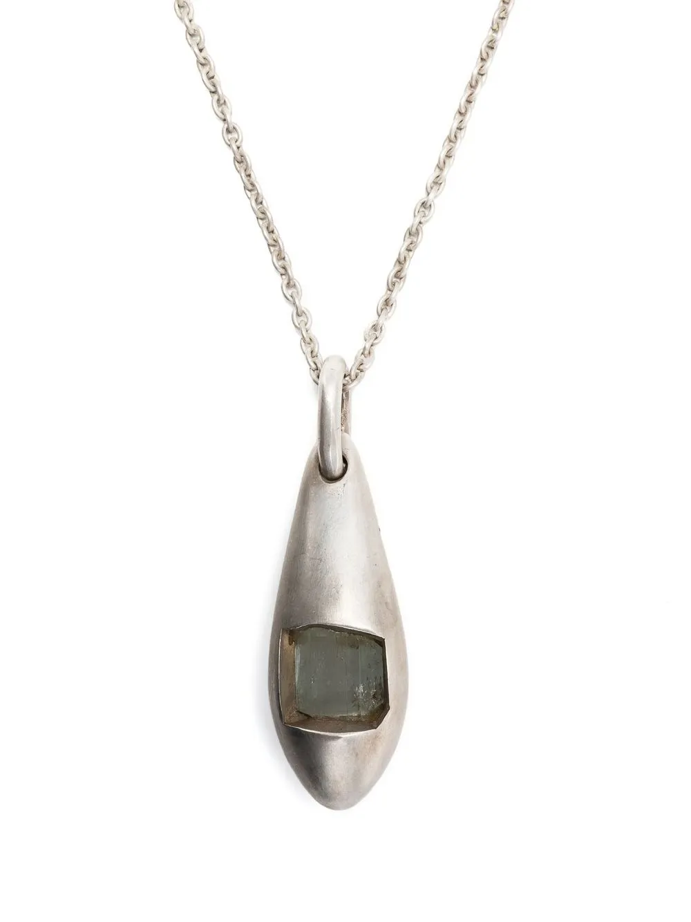 

Parts of Four Chrysalis aquamarine necklace - Silver