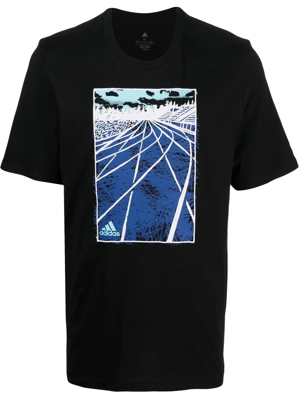 

adidas graphic-print T-shirt - Black