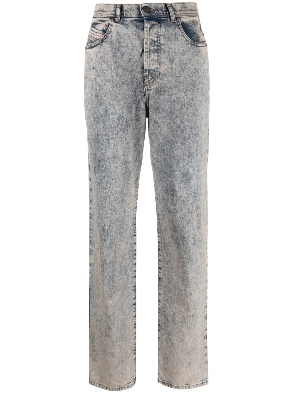 

Diesel washed straight-jeans - Neutrals