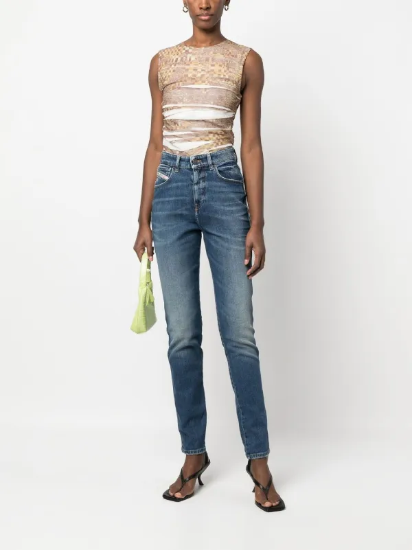 デニム・ジーパン DIESEL Women Denim Pants A03612 007L1 01 Blue Diesel 1994 007L1 straight-leg Jeans | Blue | FARFETCH