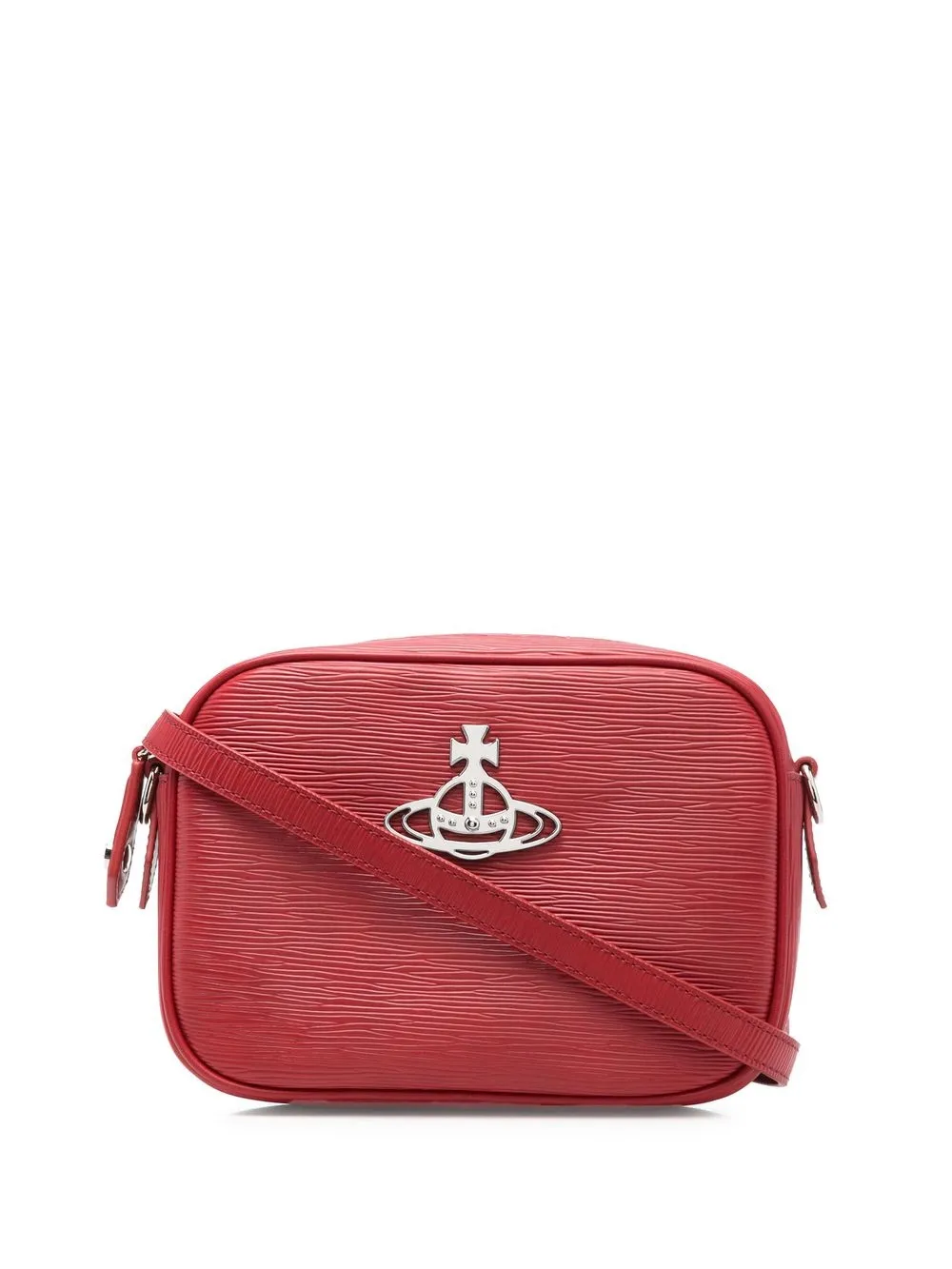 

Vivienne Westwood bolsa crossbody Anna texturizada - Rojo