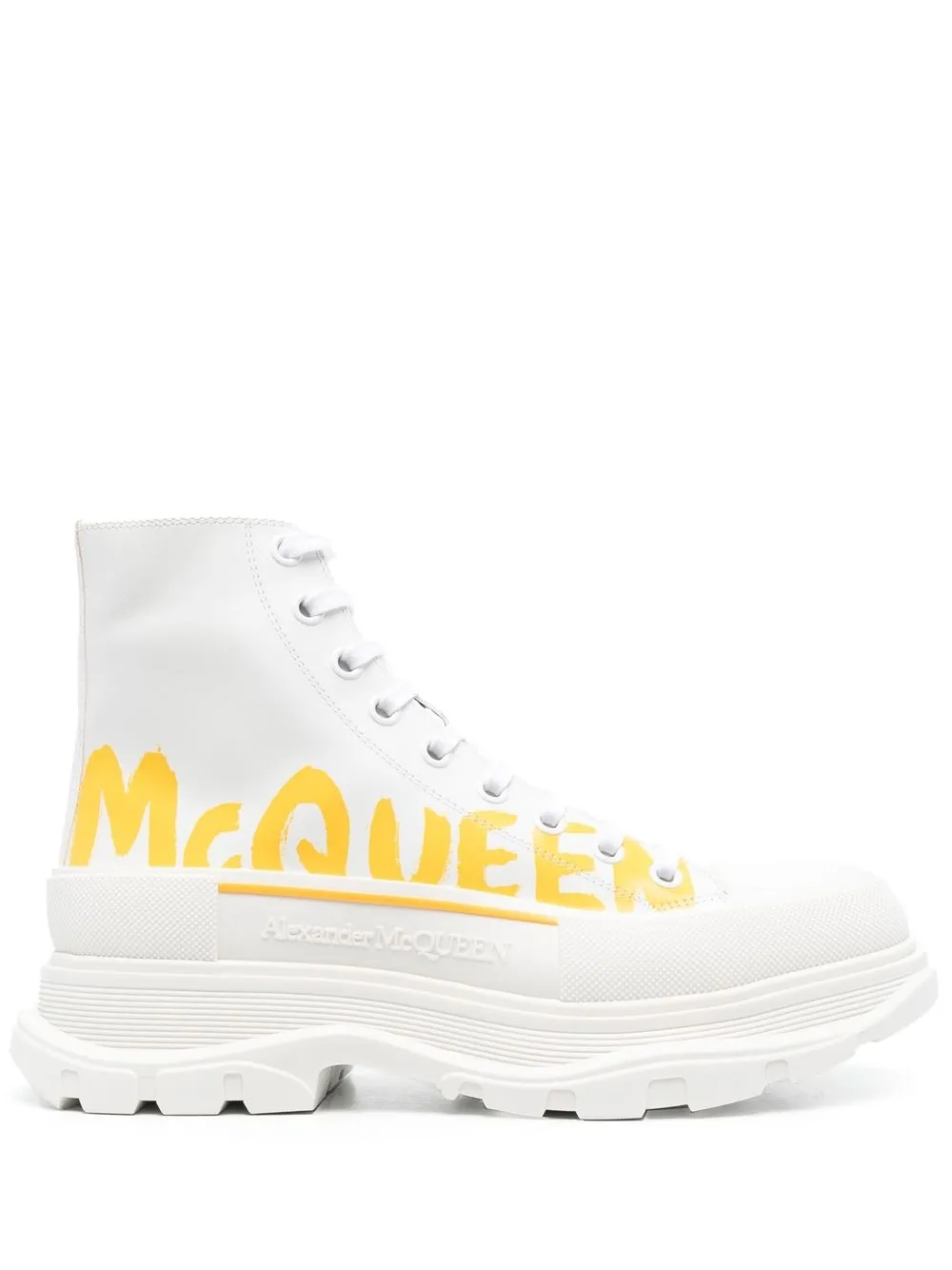 

Alexander McQueen tenis altos Chunky - Blanco