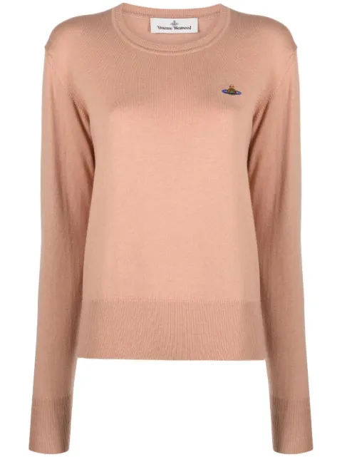 Vivienne Westwood Orb-embroidered crew-neck jumper