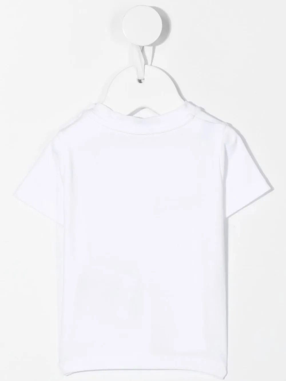 Moncler Enfant T-shirt met logoprint - Wit