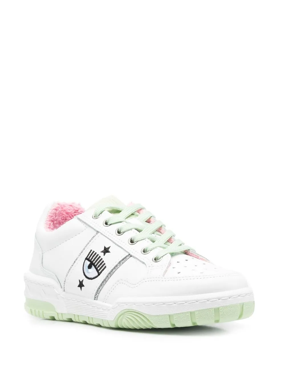 Chiara Ferragni Logomania low-top sneakers - Wit