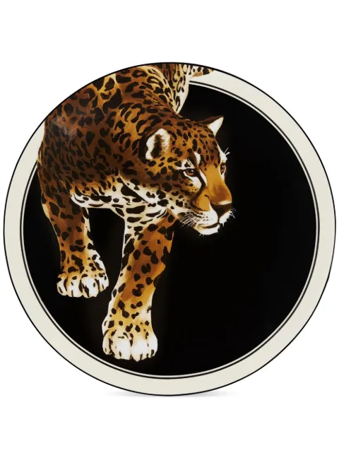 Dolce & Gabbana leopard-print porcelain platter