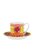 Dolce & Gabbana geometric-pattern porcelain espresso-set - Yellow