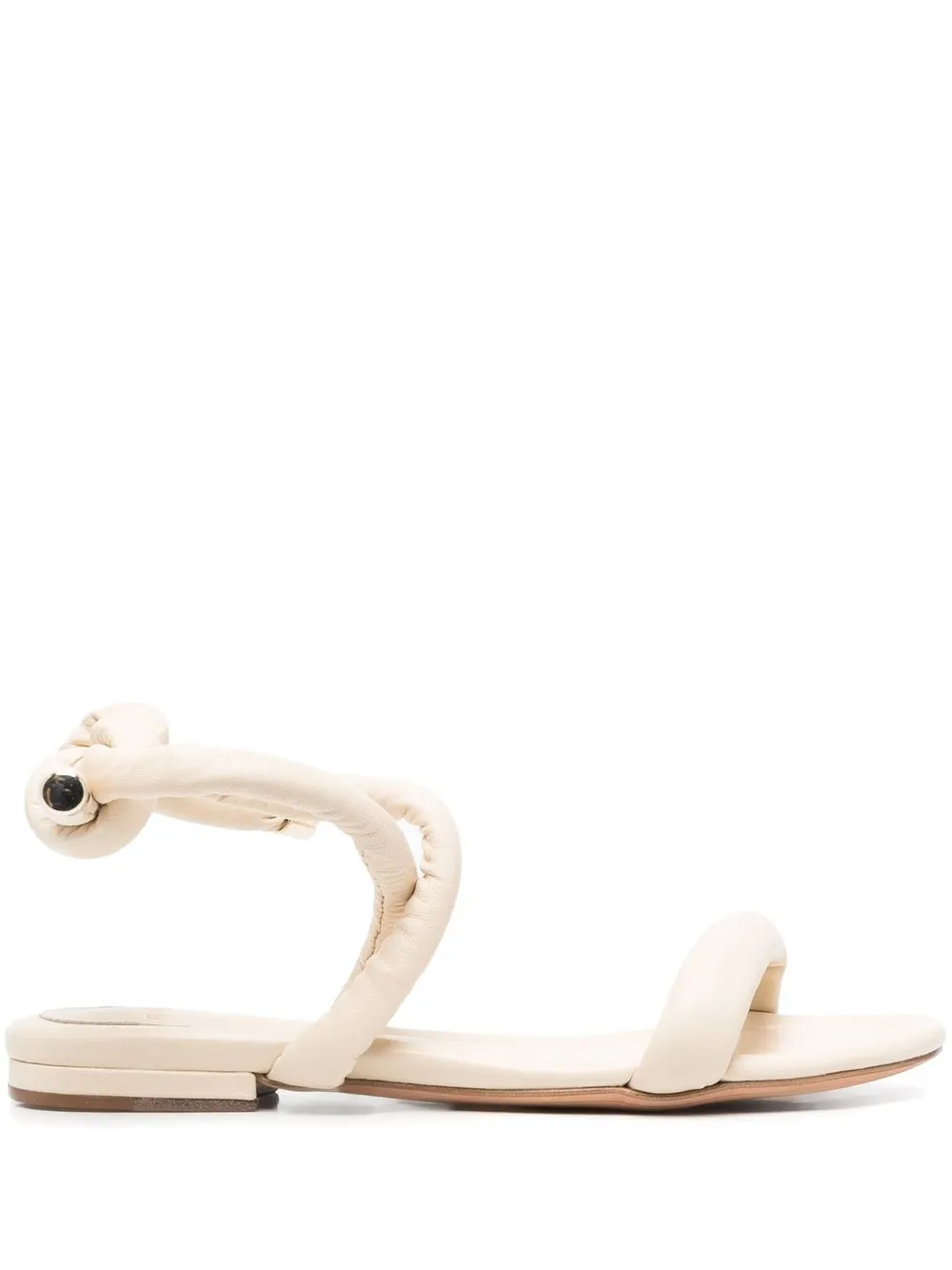 

Alexandre Birman padded-strap flat sandals - Neutrals