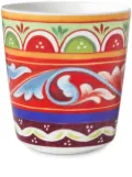 Dolce & Gabbana abstract-pattern fine-porcelain glasses - Red