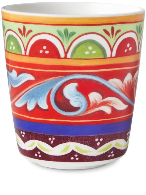 Dolce & Gabbana abstract-pattern fine-porcelain glasses