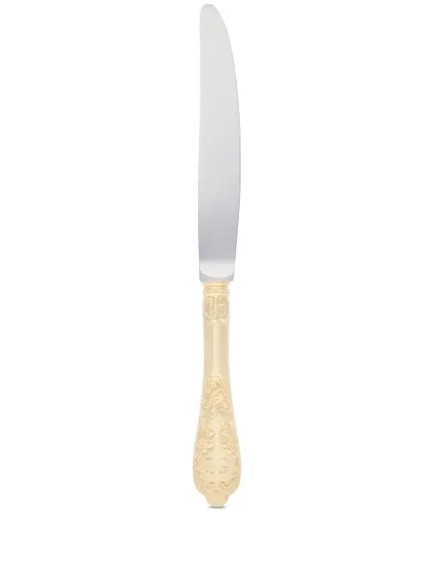 Dolce & Gabbana cuchillo para cena bañado en oro de 24kt