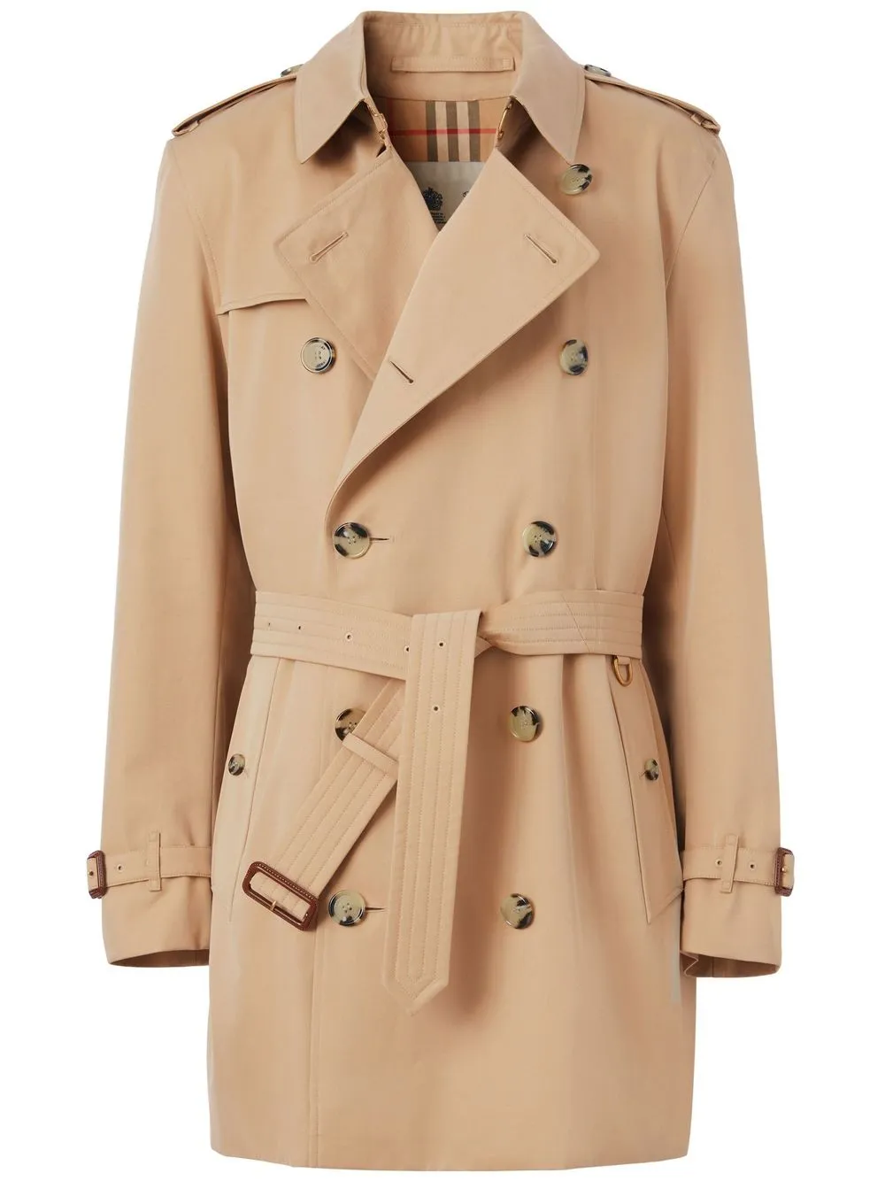 Image 1 of Burberry short Kensington Heritage trench coat